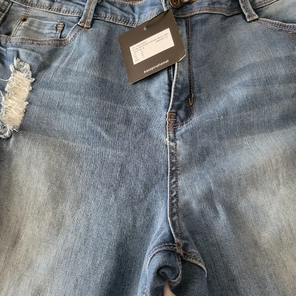 MISSGUIDED BRAND NEW SINNER HIGHWAISTED MARBLED SKINNY JEAN SIZE 10 - Picture 8 of 9